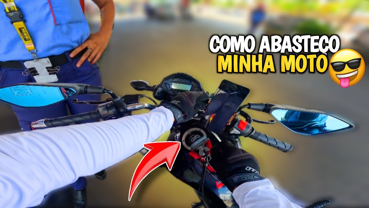 UBER MOTO- NO SÁBADO EM HORÁRIO DE ALMOÇO- COMO EU ABASTEÇO A MINHA MOTO PRA RODAR.