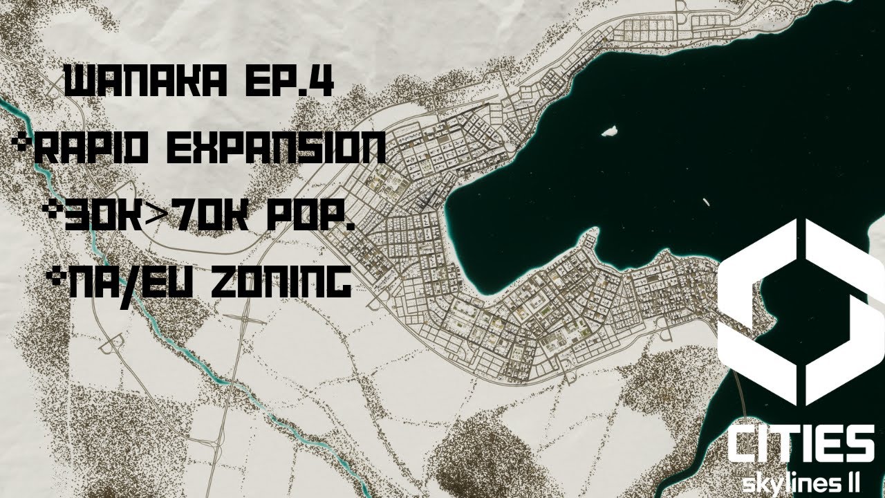 Rapid Expansion in Realistic American City- Cities: Skylines 2 (Wanaka Ep. 4)