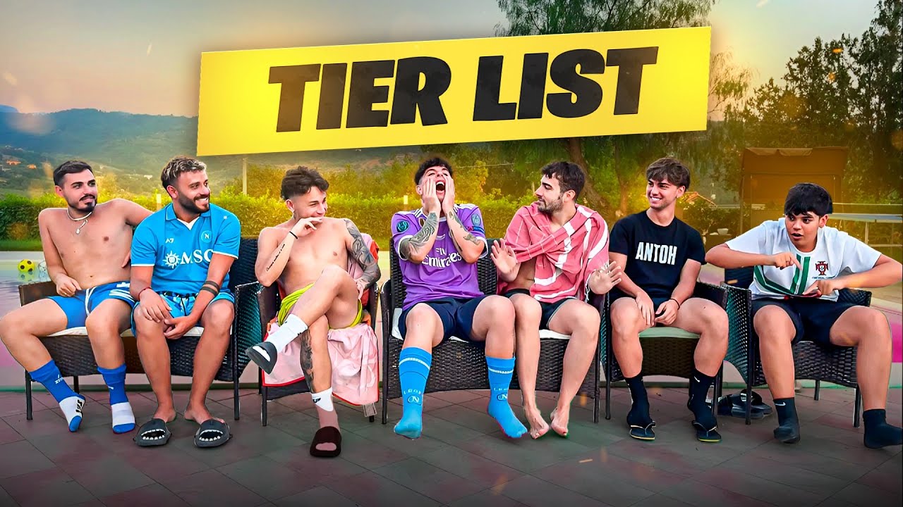 ⚽️😂 TIER LIST IGNORANTE sul CALCIO con il NAPOLI CREATORS!!