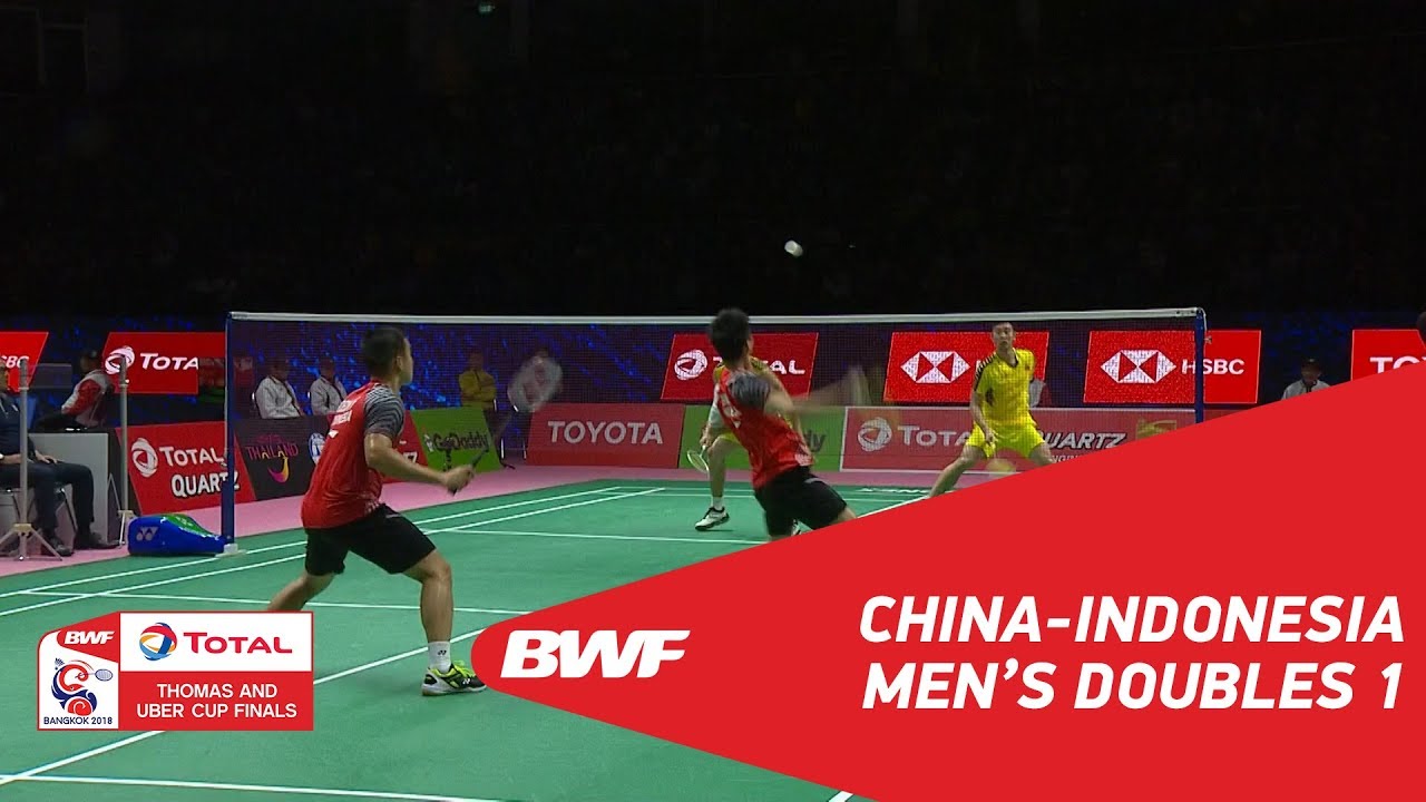 Thomas Cup | MD1 | LIU/ZHANG (CHN) vs GIDEON/SUKAMULJO (INA) | BWF 2018