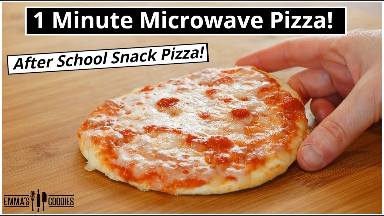 1 Minute MICROWAVE PIZZA ! The EASIEST 1 minute Pizza Recipe!