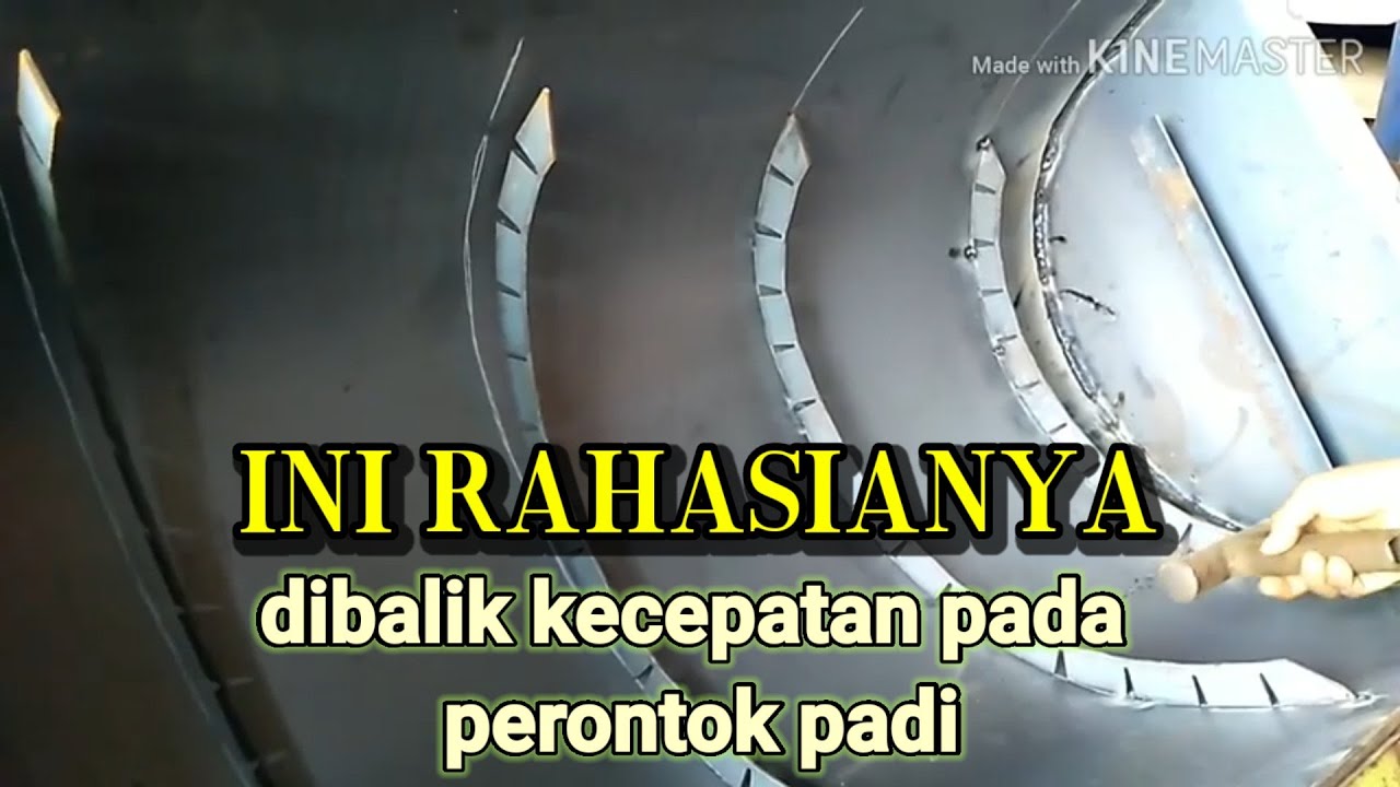 Pemasangan pengatur kecepatan keluarnya jerami