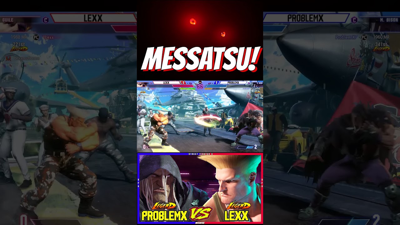 SF6 ProblemX (M.Bison) VS Lexx (Guile)💥Messatsu!💥スト6💥Street fighter 6