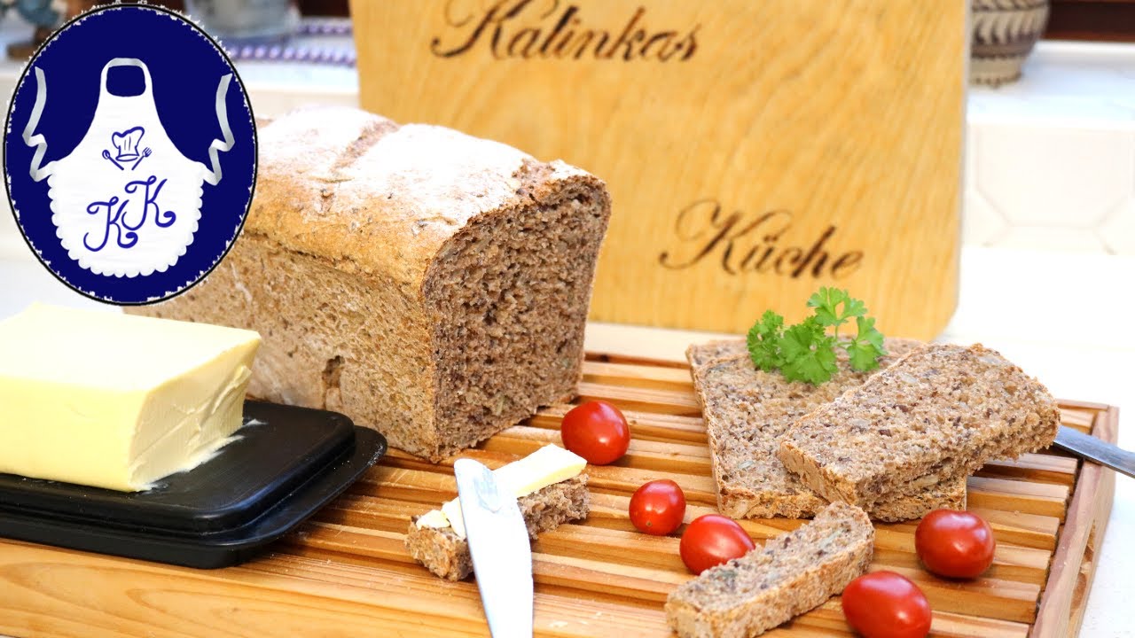 Vollkornbrot mega lecker in nur 10 Minuten gemacht