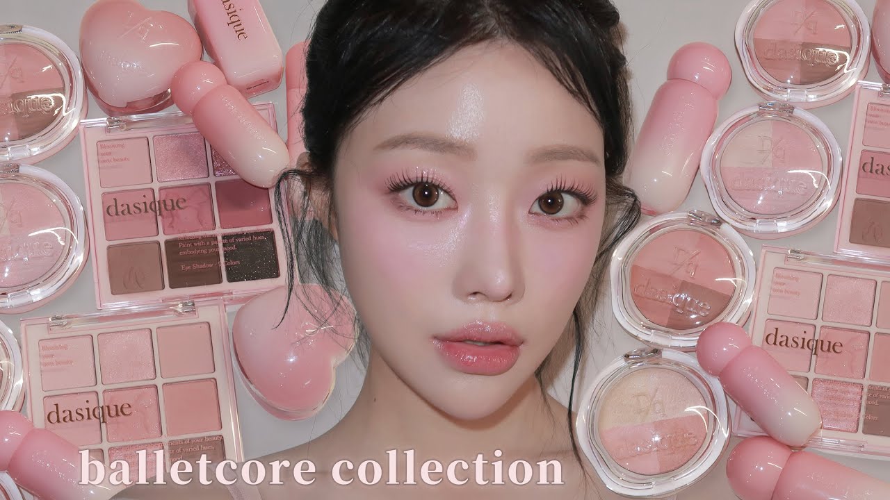 끝없는 발레코어𐙚⋆˚🩰신상 데이지크 발레코어 컬렉션 리뷰 메이크업🦢ꕤ ྀིᯓㅣMINCARONG