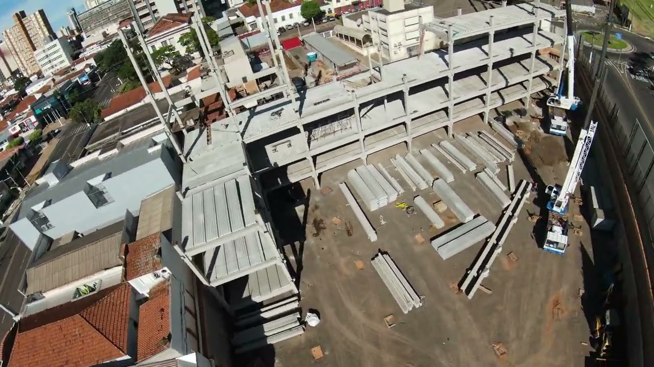 construção Shopping Atenas Prime  marilia sp