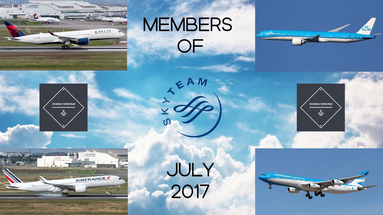 List of SkyTeam Members as of 2017