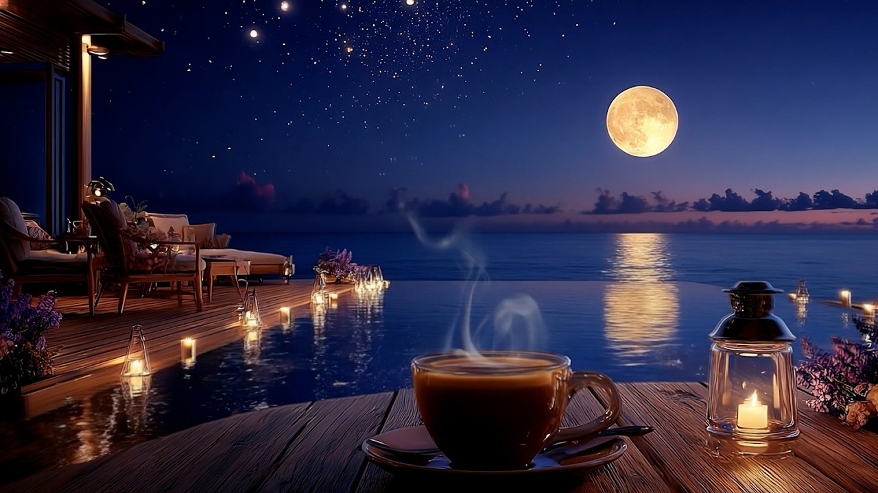 Fall Asleep Fast & Stop Overthinking 🌙 Cozy Oceanfront Ambience | Relaxing Piano
