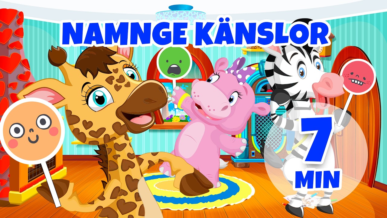 Namnge känslor - 7 min Giramille | Barnvisor och sånger för barn