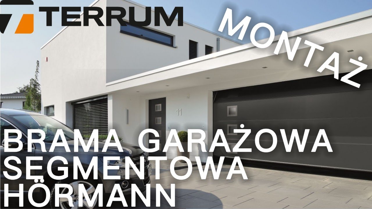 Montaż bramy garażowej segmentowej Hörmann LPU 42 / Renomatic. Jak zamontować bramę garażową?