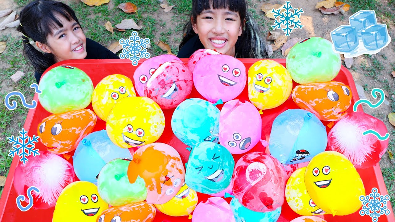 หนูยิ้มหนูแย้ม กิจกรรมเด็ก เล่นลูกโป่งน้ำแข็ง