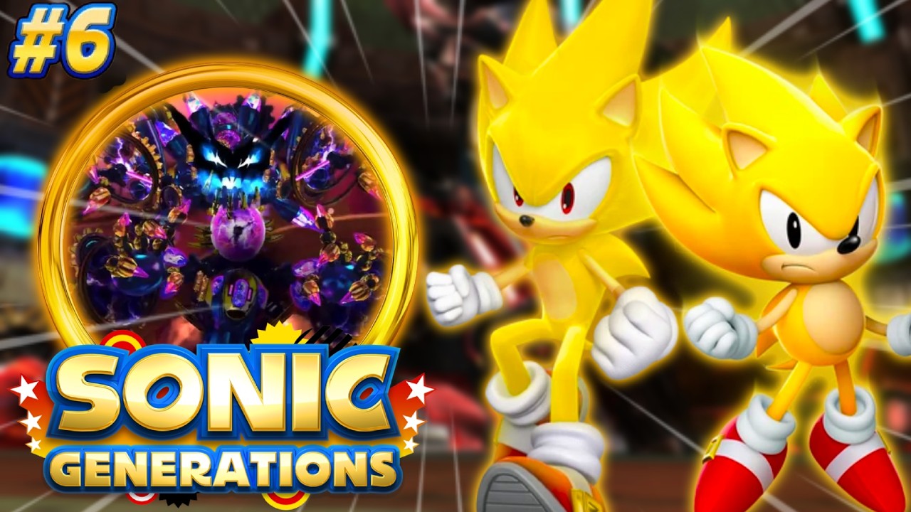 👾 Sonic Generations Remaster #6 🦔 ¡Combate al Time Eater! 🕝 Última Etapa de la Fase Moderna