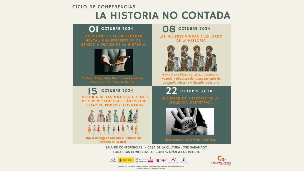Conferencia | Las mujeres y la enfermedad mental | Cristina Ortega Ruiz