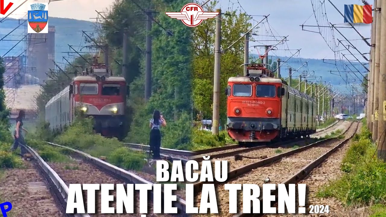 Trenuri in viteza prin mijlocul orasului Bacau | Zona periculoasa