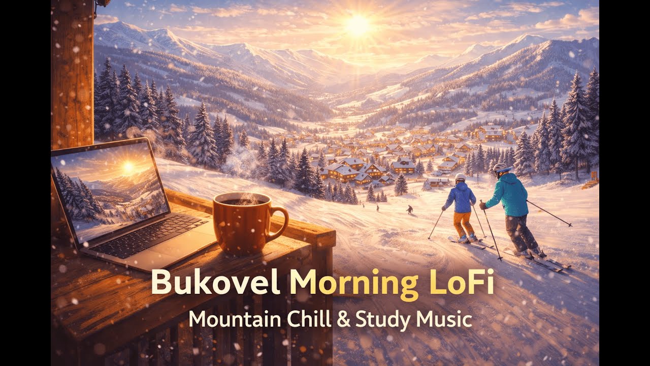 Bukovel Morning LoFi - Ukrainian Mountain Chill & Ski Music (2 Hours)