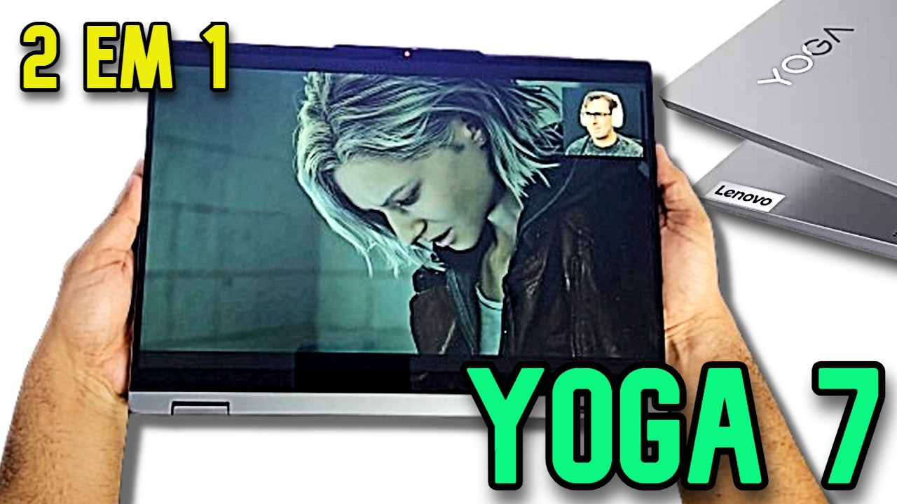 Notebook que vira Tablet? Bom para jogos sem GPU dedicada? LENOVO YOGA 7 (2 em 1)