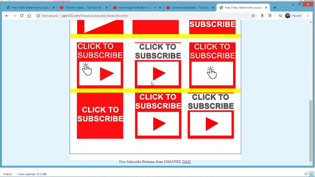 How To Put Subscribe  Button to your videos 2020
