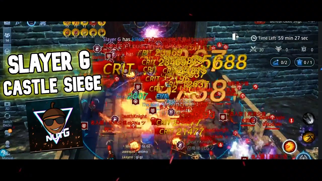 MIR4 TOP1 PH WARRIOR | SLAYER G CASTLE SIEGE EVENTS |