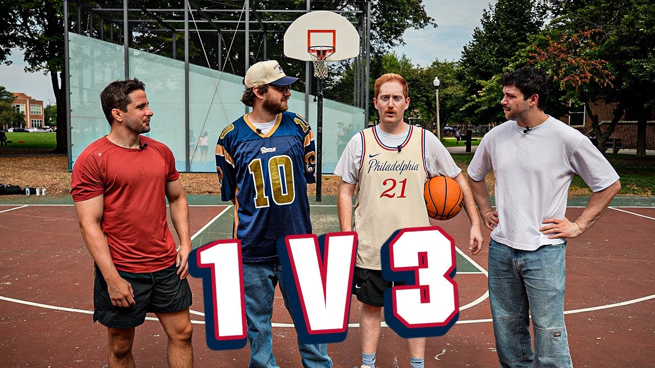 1 v 3 Basketball - Mook vs. Nick, Kyle, & Rudy