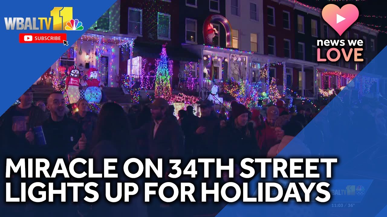 Miracle on 34th Street lights up for 2025 holiday season