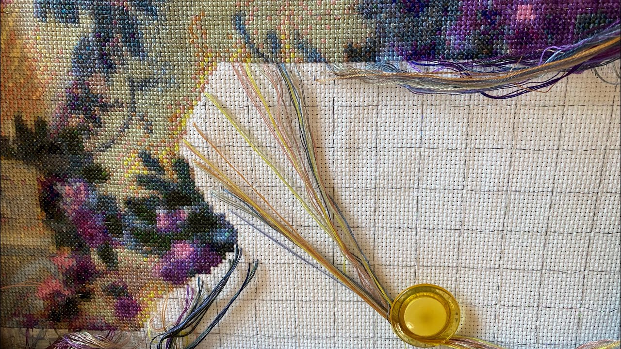 Cross Stitch: Stitch With Me #202 (with talking)