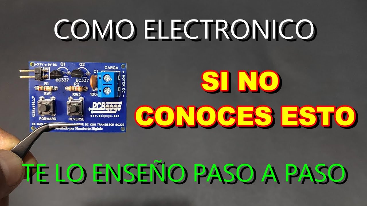 ✅SI COMO ELECTRONICO NO CONOCES ESTO 👀👉 TE LO ENSEÑO PASO A PASO CON UN GRAN ANALISIS TECNICO