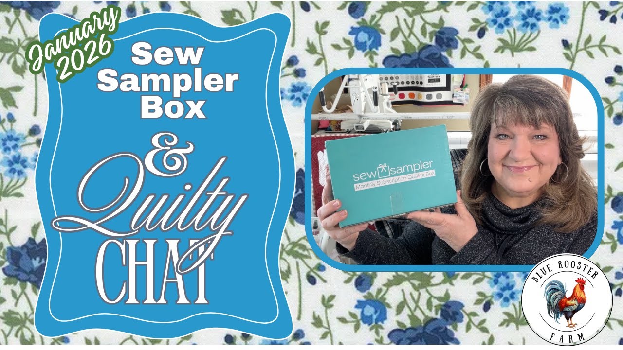 Spoiler Alert! January 2026 Fat Quarter Shop's Sew Sampler Box Reveal\Sneak Peek Upcoming Projects