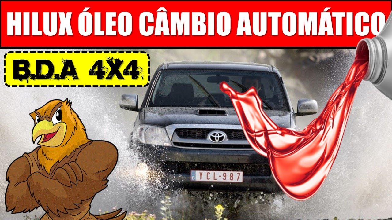 EP. 372 // Toyota HILUX: Troca Fluido/Óleo CÂMBIO AUTOMÁTICO!  100%  Até Sair Completamente LIMPO!