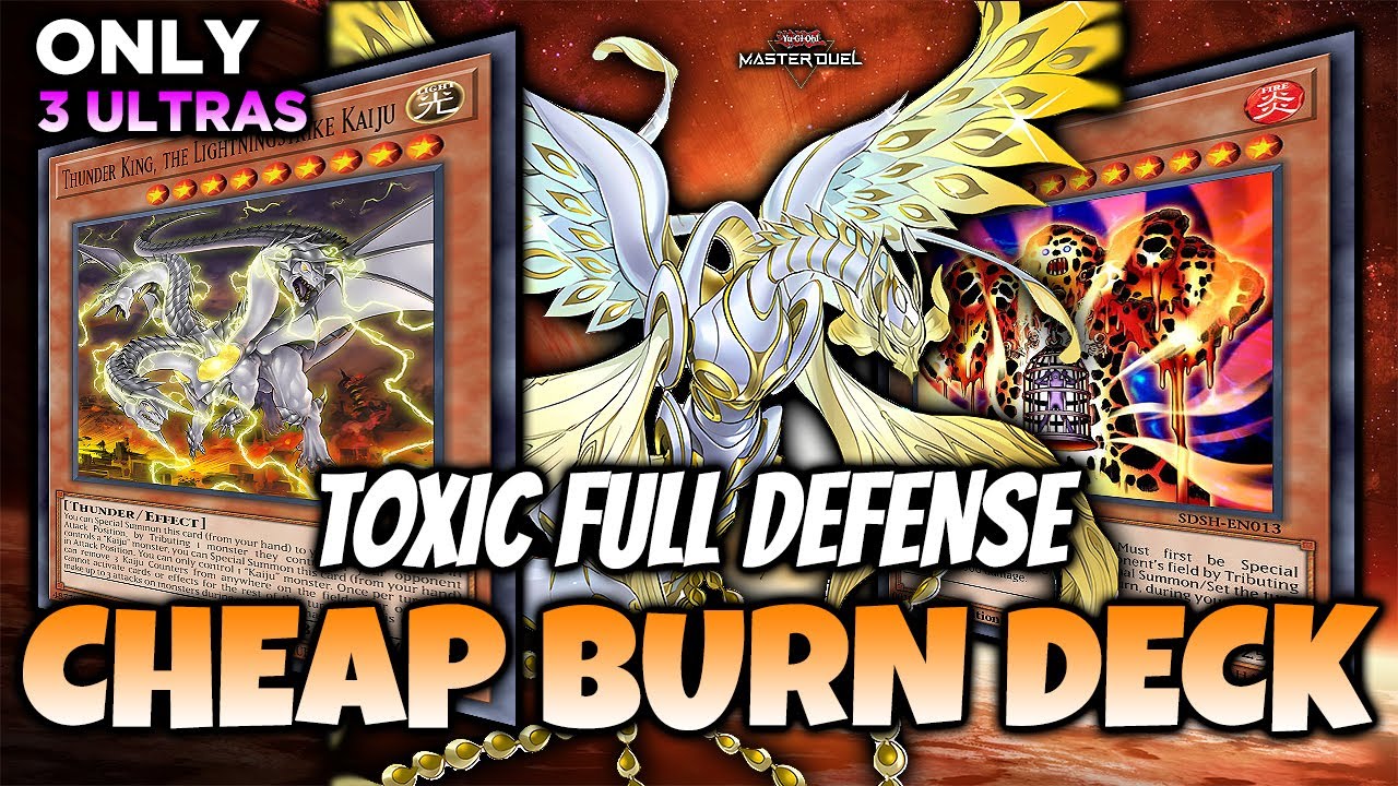 Burn the Meta with 3 UR ❗❗ Destroy Diamond Rank with Cheap & Toxic Lava Golem Burn [Master Duel]