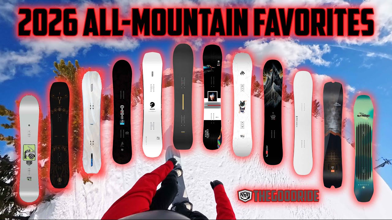 Лучшие сноуборды All-Mountain 2026 года — список лучших по версии The Good Ride