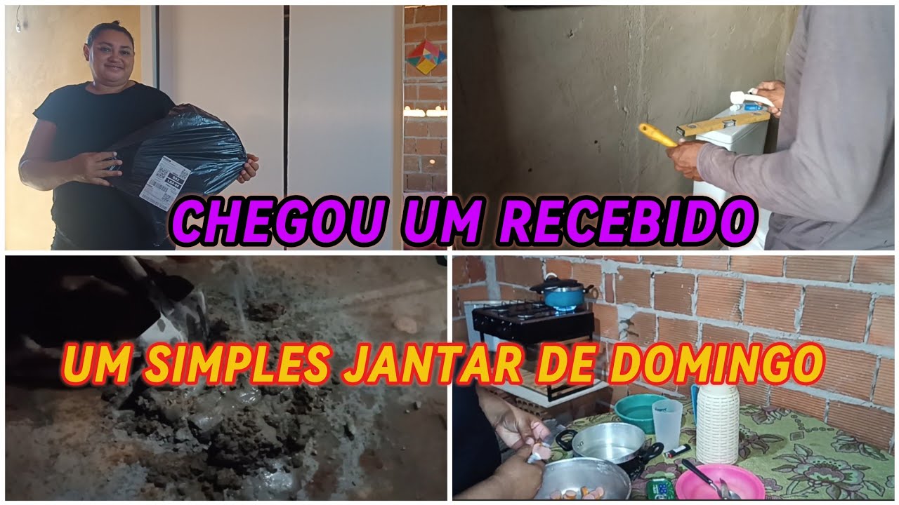 RECEBIDO DE UMA INSCRITA// JANTAR DE DOMINGO//EDCARLOS REBOCOU OS CANUITES 