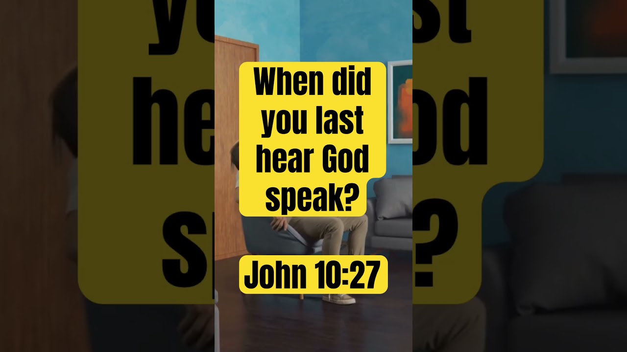 My Sheep Hear My Voice | John 10:27 #shorts