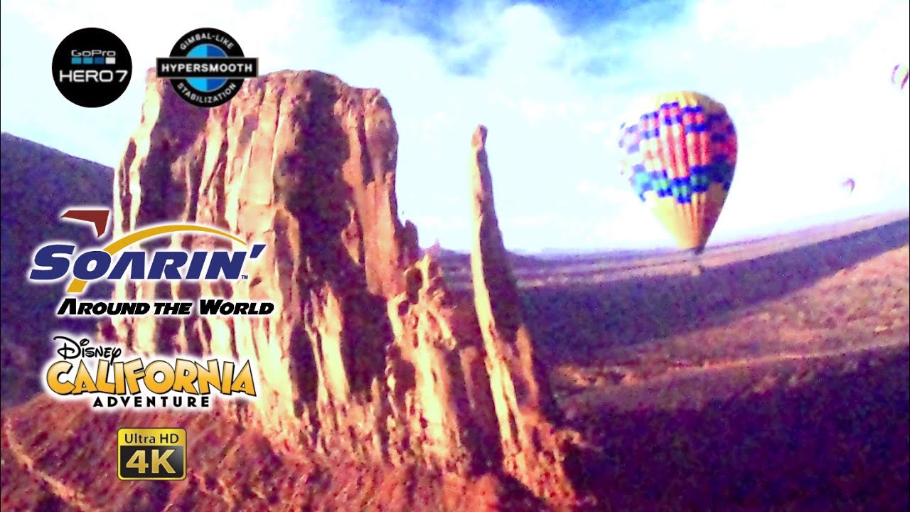 2023-02-26 Soarin' Around the World On Ride Ultra HD 4K POV with Queue Disney California Adventure