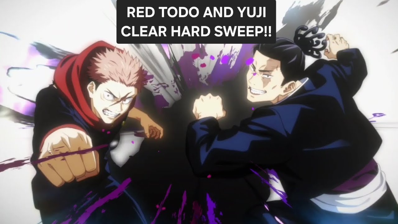 Red Todo and Yuji Clear Red Hard Sweep!! (First Ever Rank 10 With Red Todo!) | JJKPP Global 