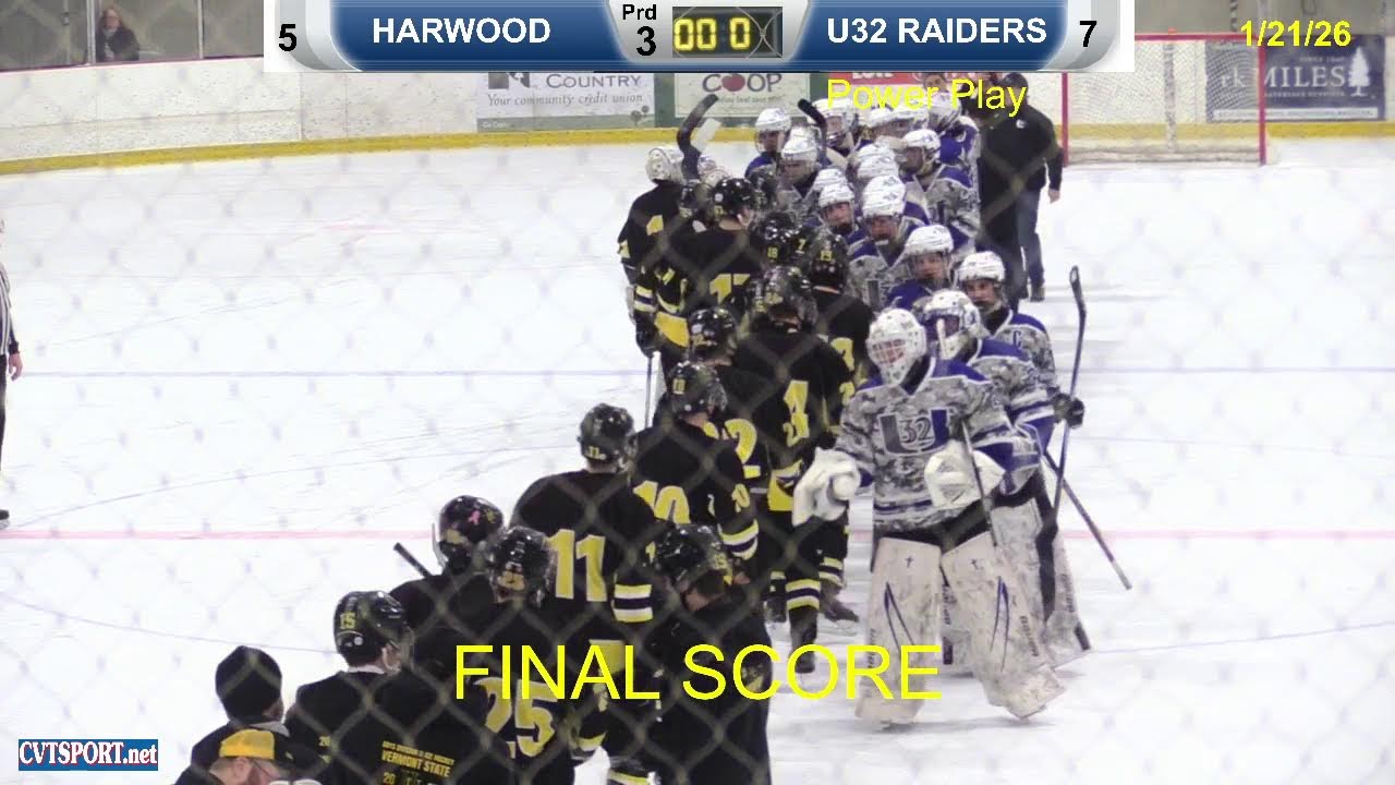 1/21/26-Harwood @ U32 Boys Hockey