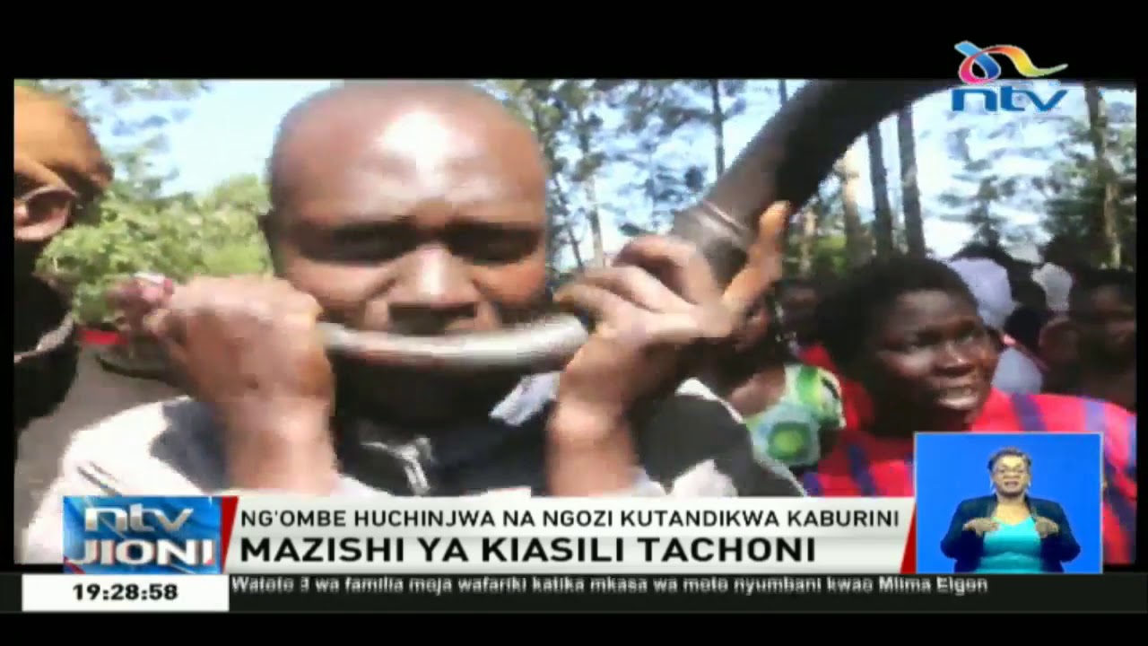 Mazishi ya kiasili Tachoni: Ng'ombe huchinjwa na ngozi kutandikwa kaburini