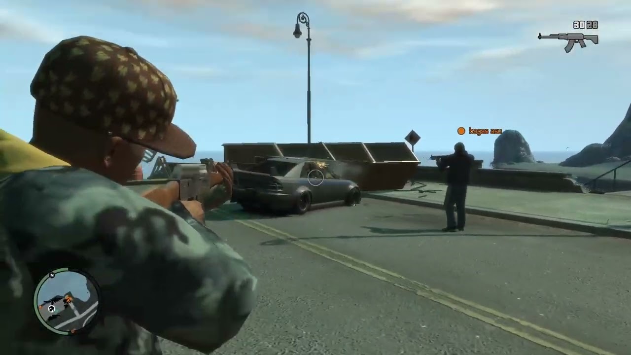 GTA Connected Multiplayer Gameplay (GTA IV)