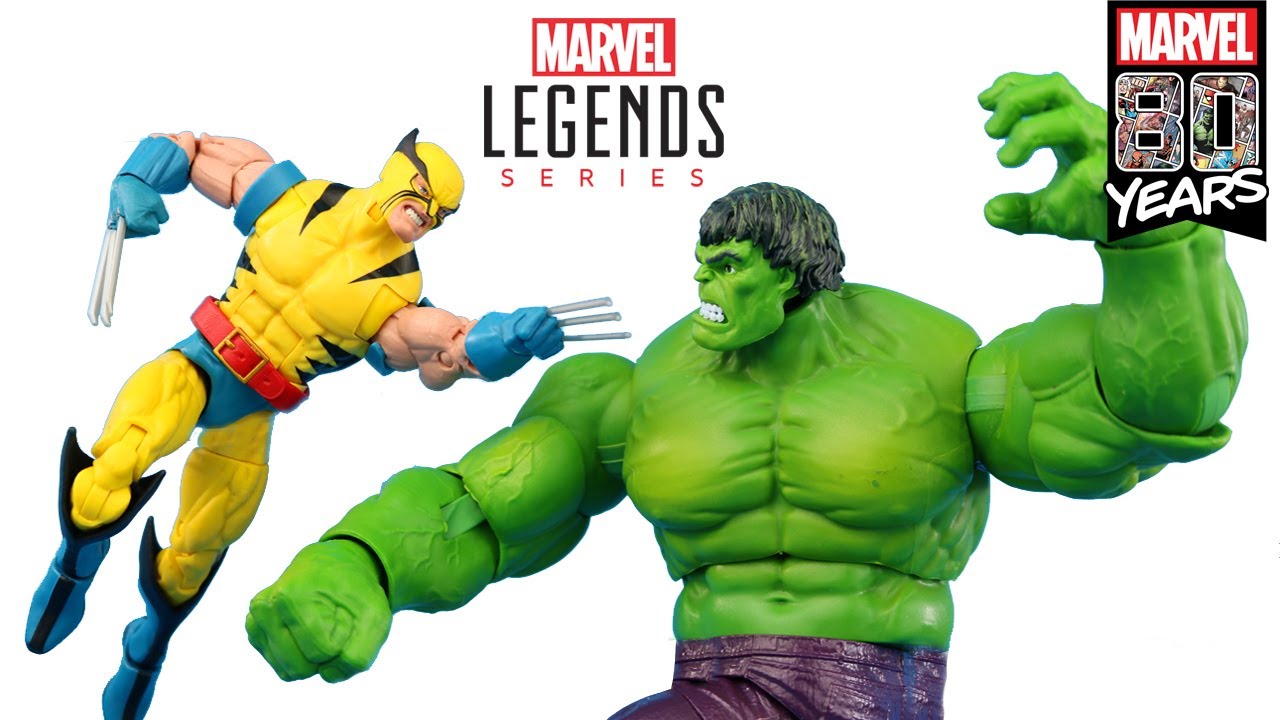 Marvel Legends WOLVERINE & HULK 2-pack Marvel 80 anos - Action Figures Review Hasbro