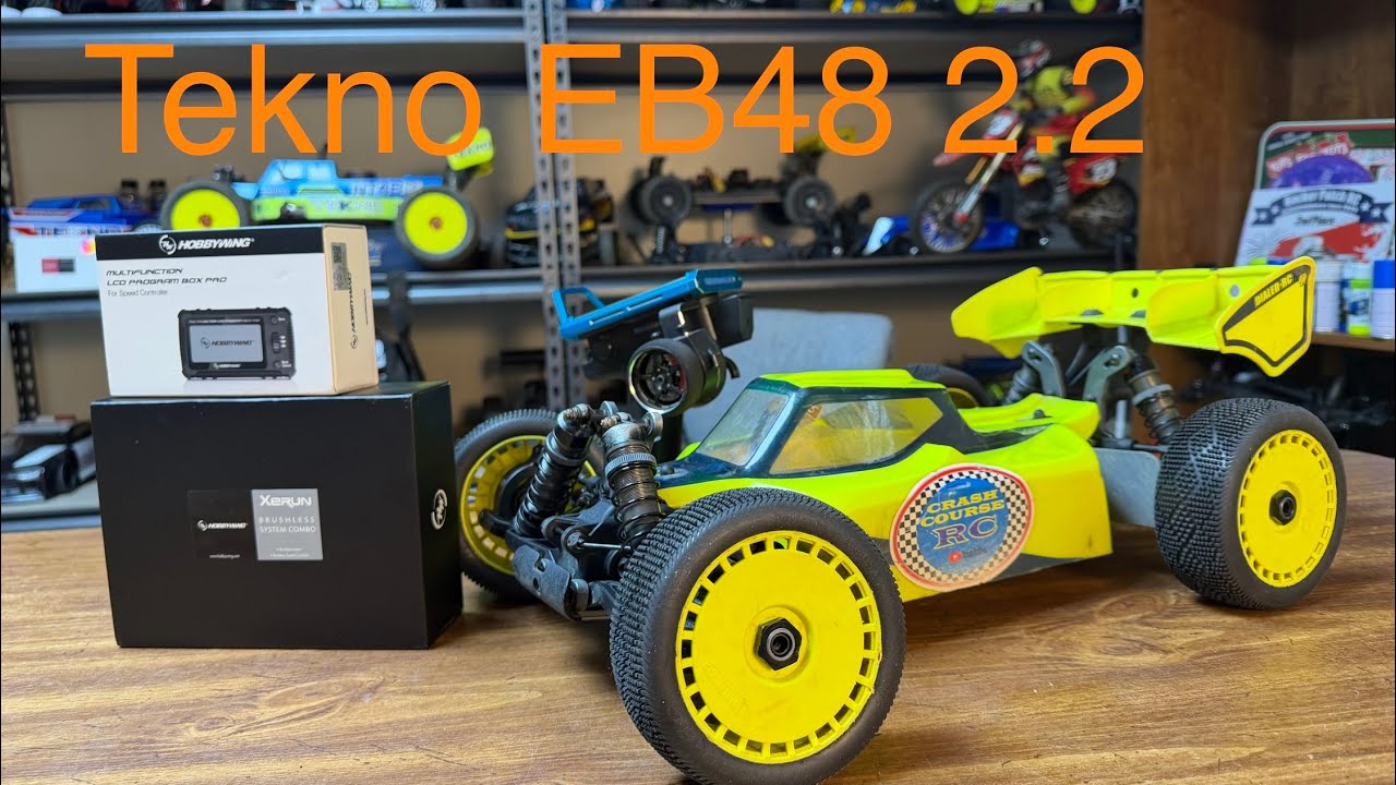 TEKNO EB48 2.2 4x4 1/8 E Buggy: долгосрочный обзор и впечатления, регулятор скорости Hobbywing XR...
