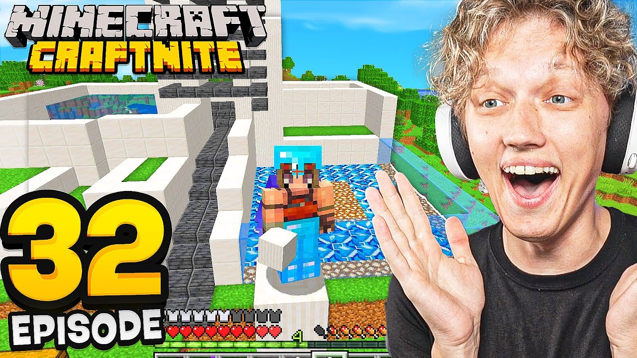 Craftnite 2: Episode 32 - BUILDING MY NEW MANSION! (new house)