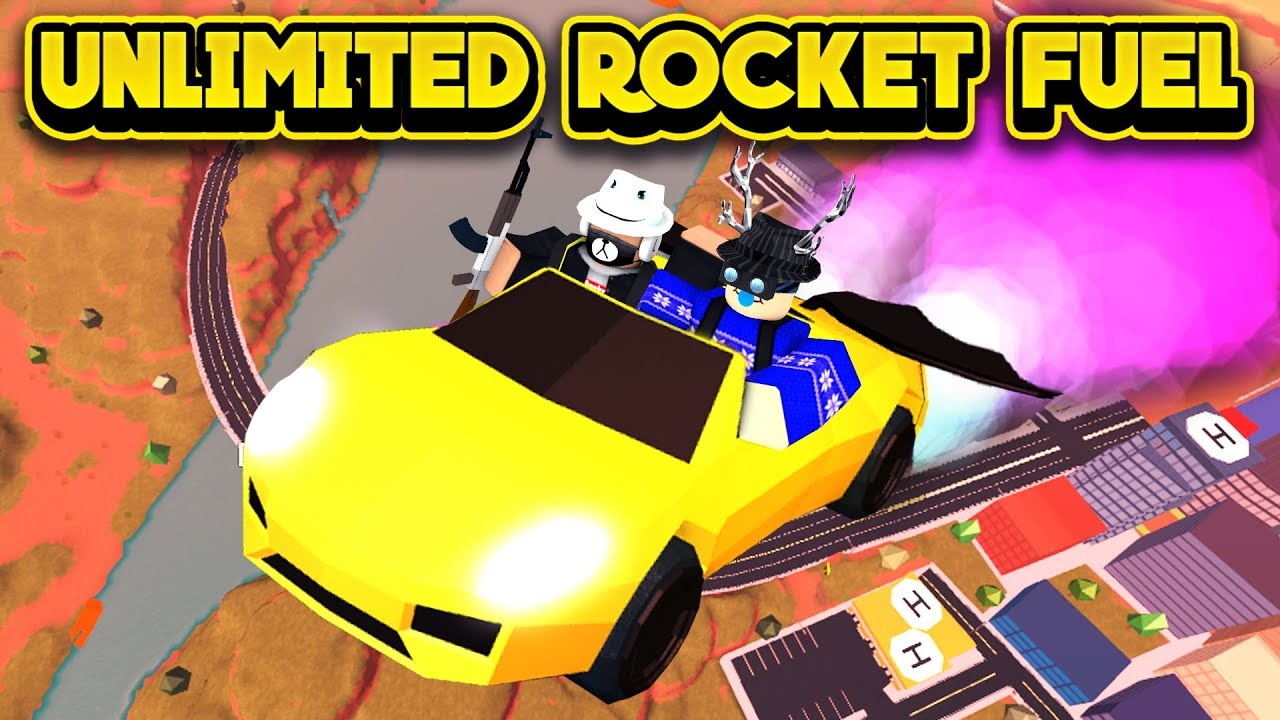NEW UNLIMITED ROCKET FUEL GLITCH! (ROBLOX Jailbreak)