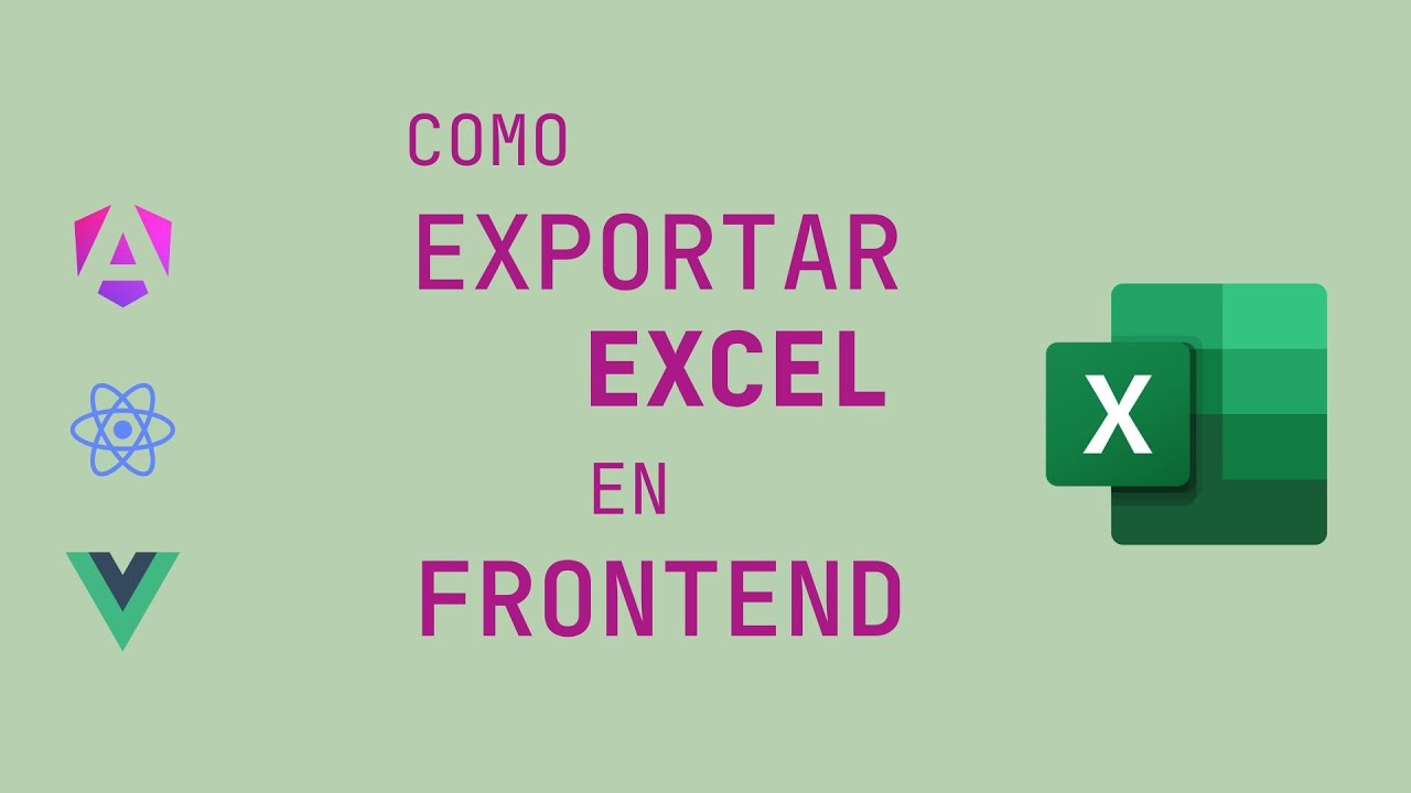 Exportar excel en frontend | How to export excel in frontend