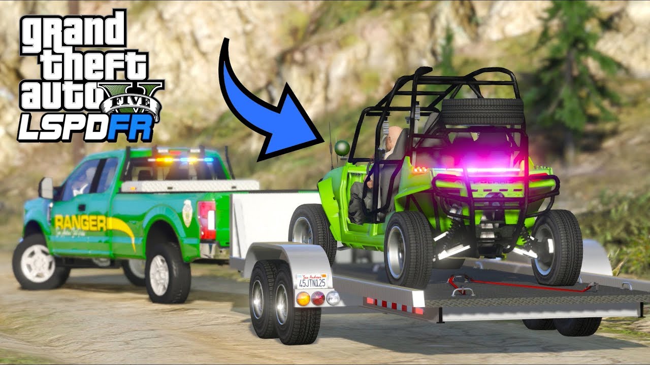 GTA 5 Mods - *NEW* Off-Road Police Polaris!! (LSPDFR Gameplay)