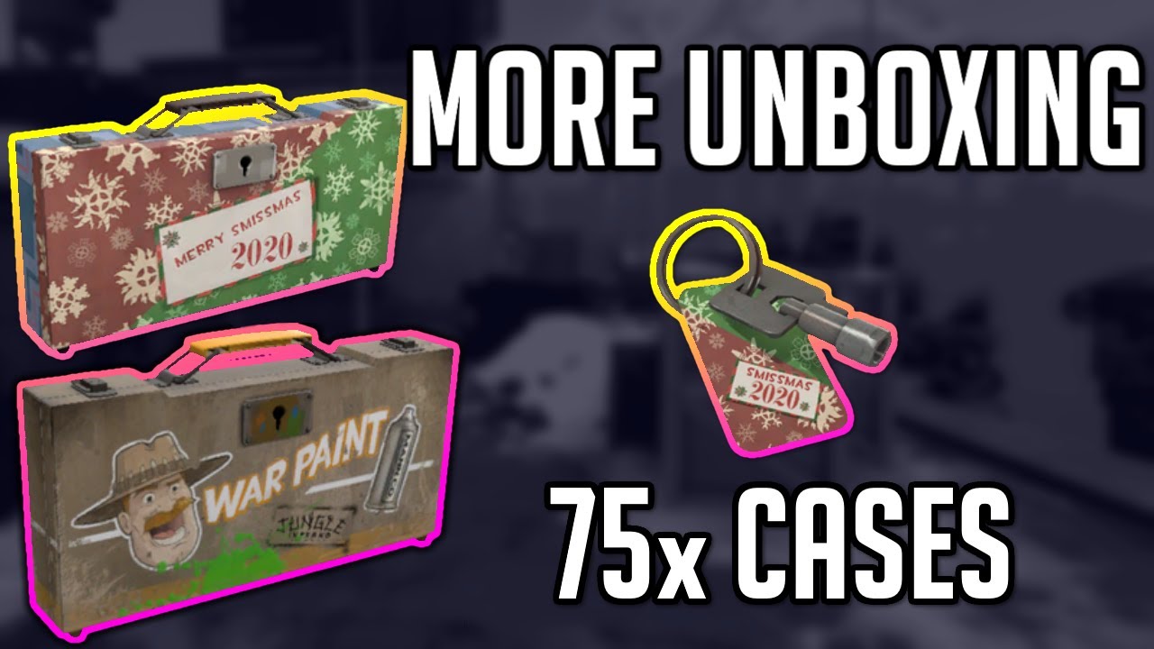 |TF2| Unboxing 75 Jungle Jackpot & Winter 2020 Warpaint Cases, I GOT EXACTLY WHAT I WANTED!