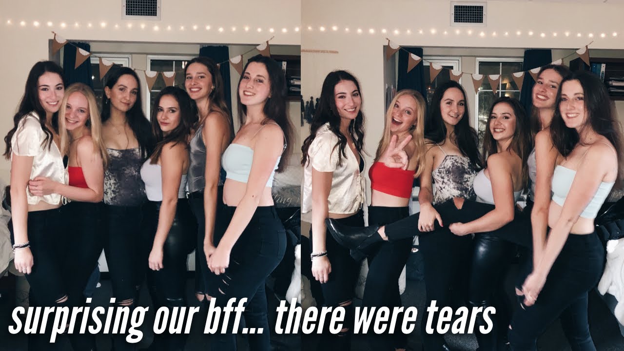 SURPRISING MY BEST FRIEND AT COLLEGE *SHE CRIED*