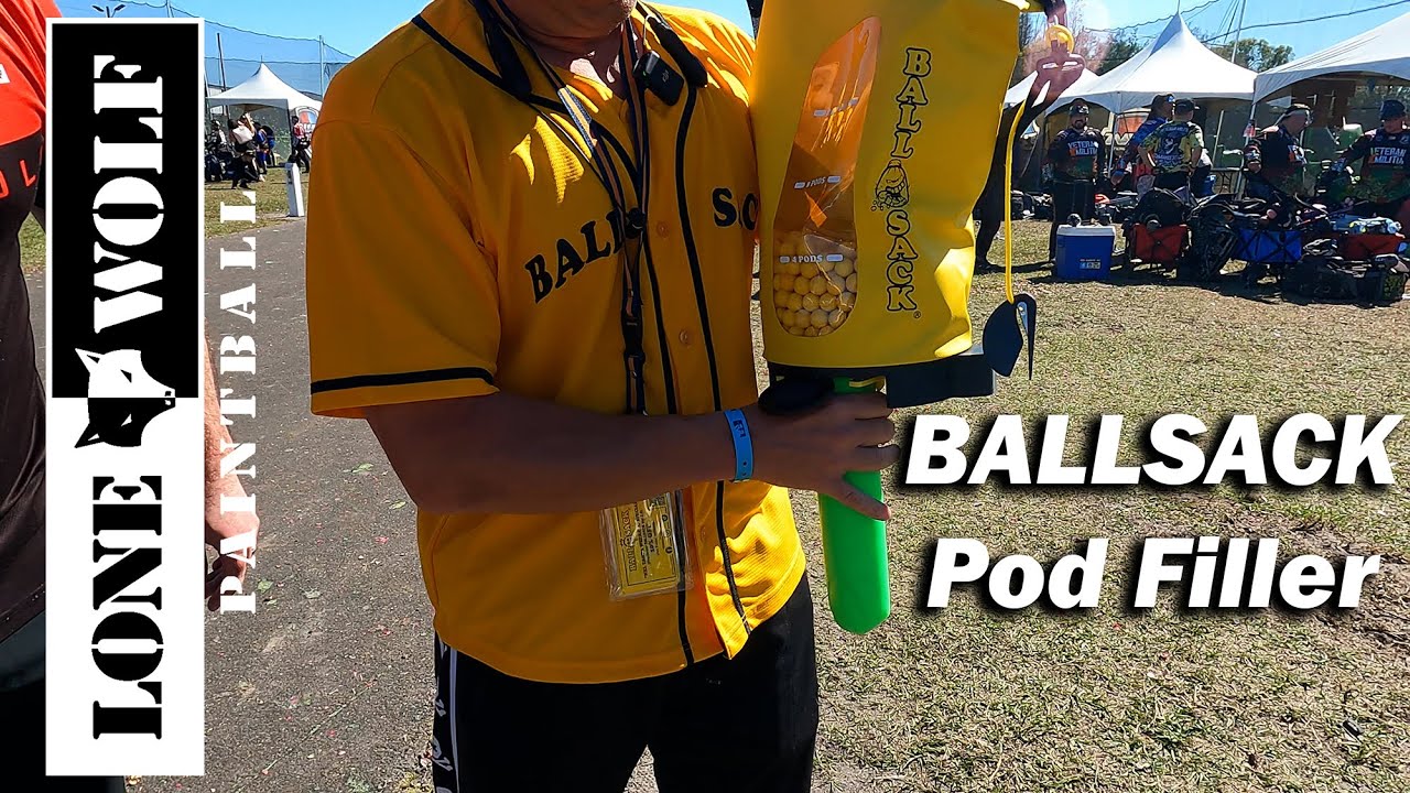 BALLSACK Paintball Pod Filler & Reload System | Lone Wolf Paintball