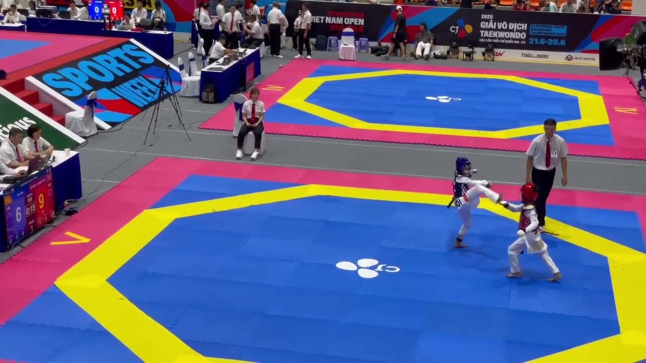 Bán Kết Nguyễn Nhật Kim Anh vs Hà Nội. Giải Taekwondo Trẻ toàn quốc 2025