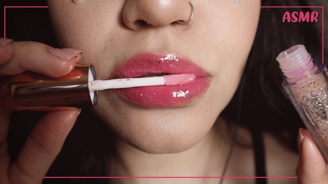 Aplicando LIPGLOSS e inaudible✨| Luma ASMR