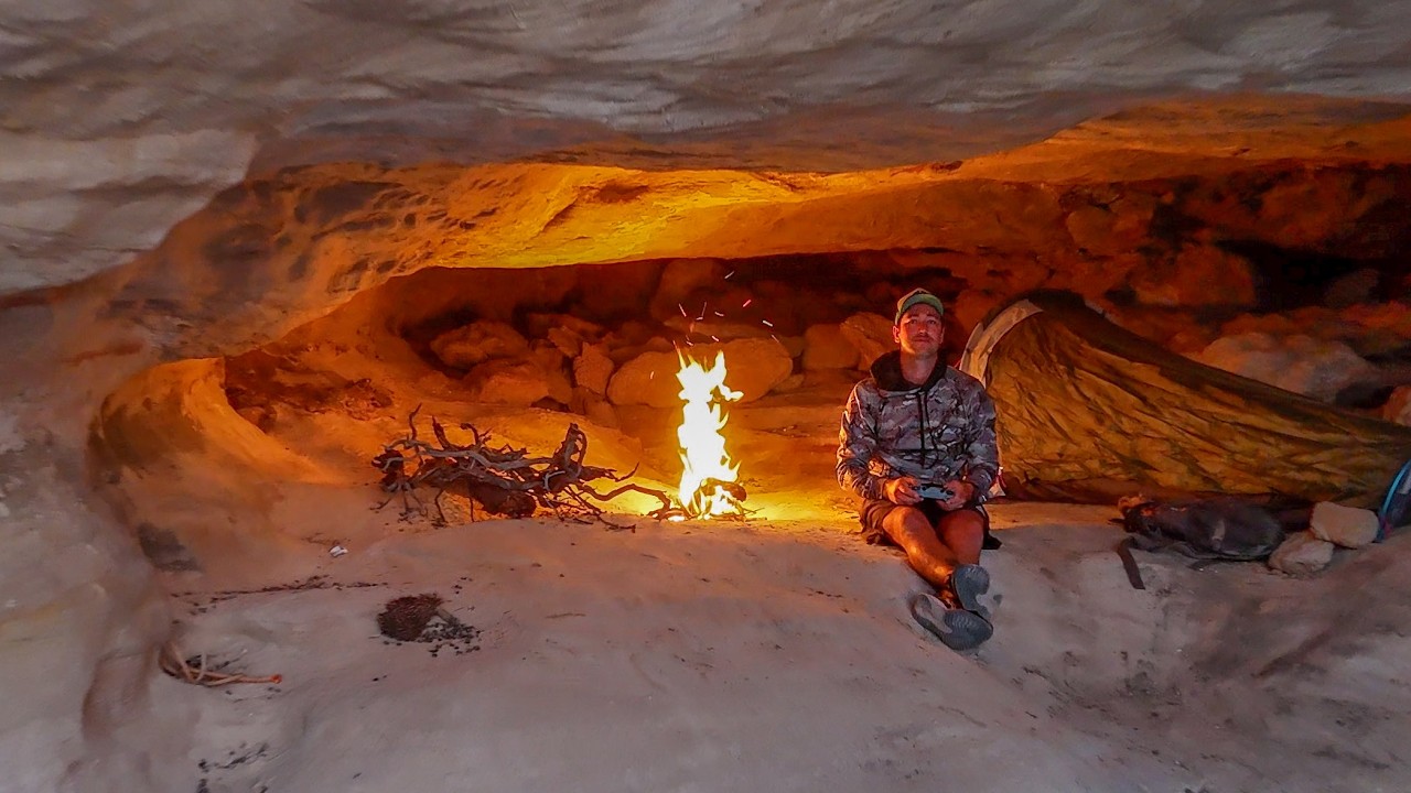 Sobrevivi&oacute; solo en una cueva con solo 4 objetos