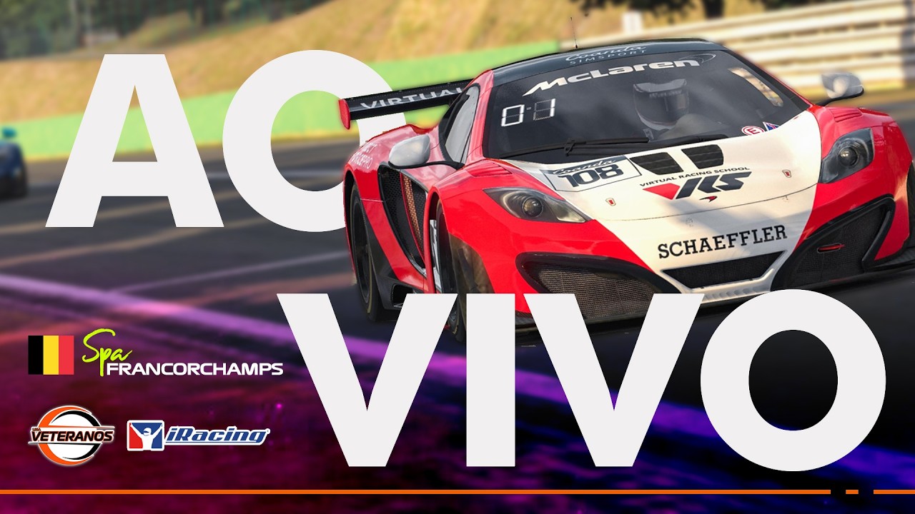 iRACING / LIGA VETERANOS / 4FUN - PRE TEMPORADA - SPA FRANCORCHAMPS - 60 MIN